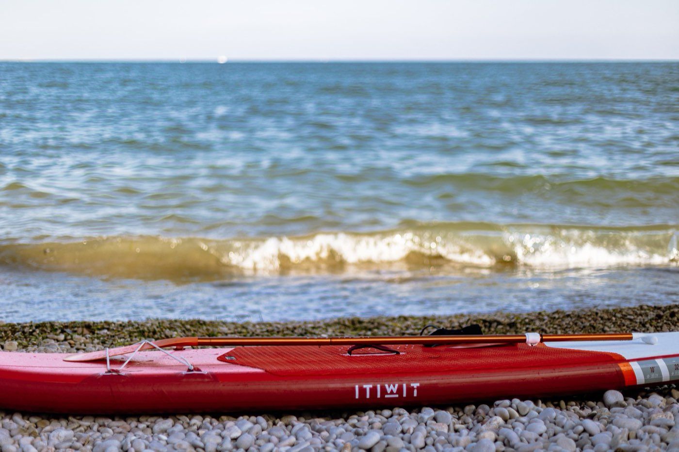 Paddle surf en la orilla, a cuatro minutos de la casa
